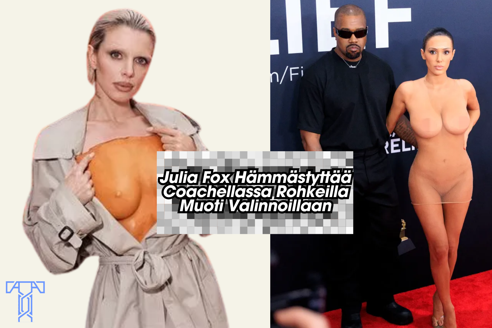 Julia Fox Hämmästyttää Coachellassa Rohkeilla Muoti Valinnoillaan
