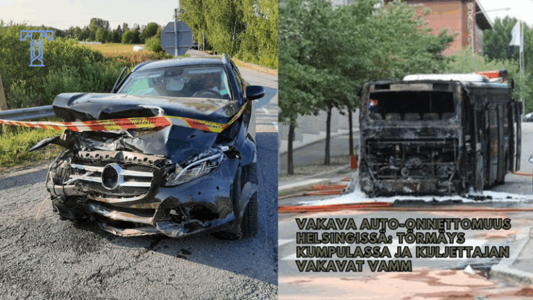 Vakava Auto-Onnettomuus Helsingissä: Törmäys Kumpulassa ja Kuljettajan Vakavat Vamm
